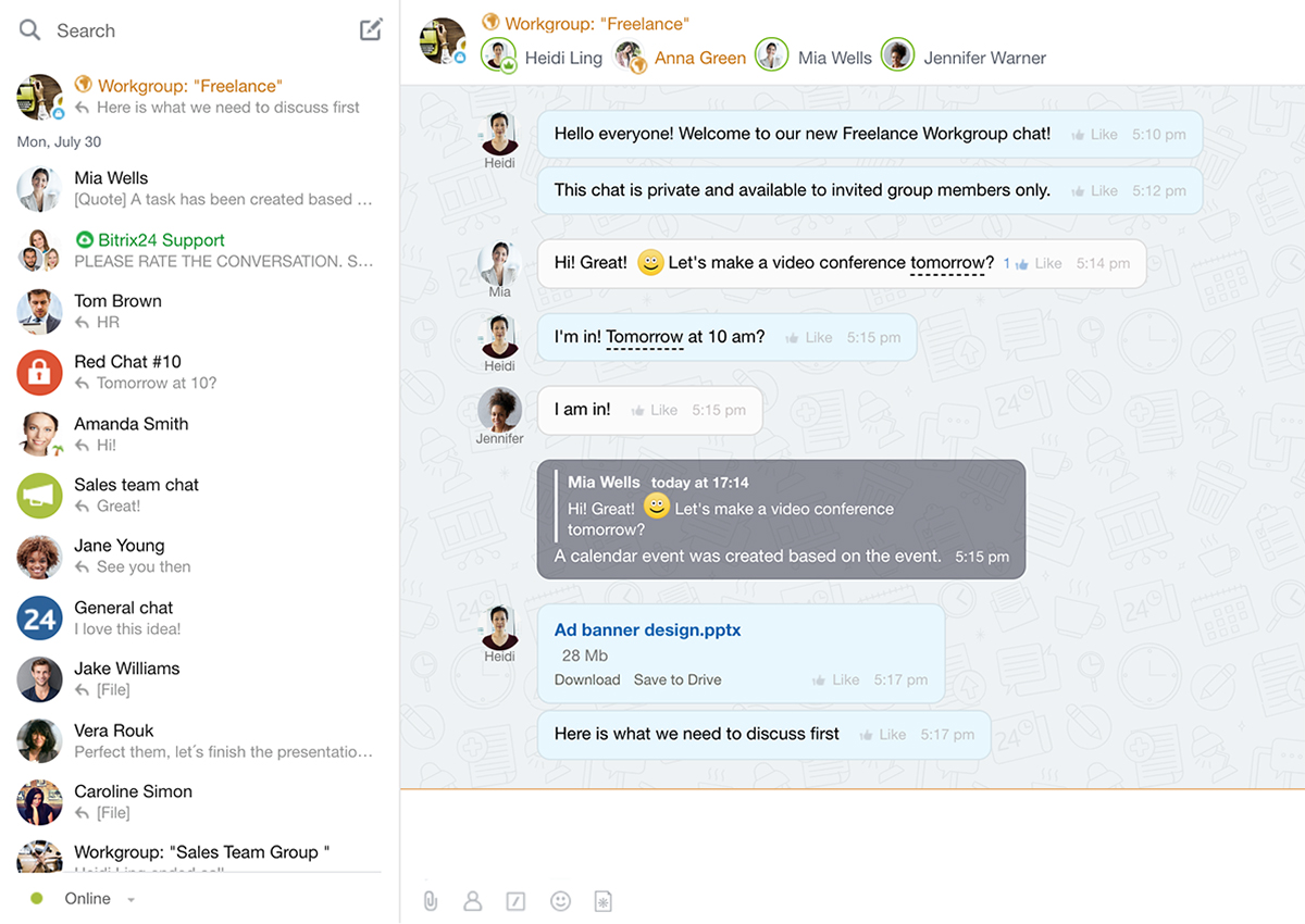 Bitrix 24 Communication and collaboration tools Bitrix 24 Communication and collaboration tools